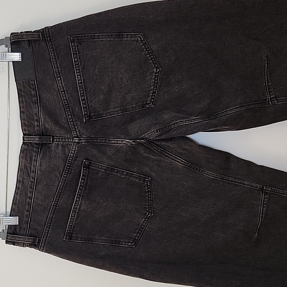 Madewell Jeans Darted Barrel-leg Classic Black Women's Size 30 - Picture 12 of 16